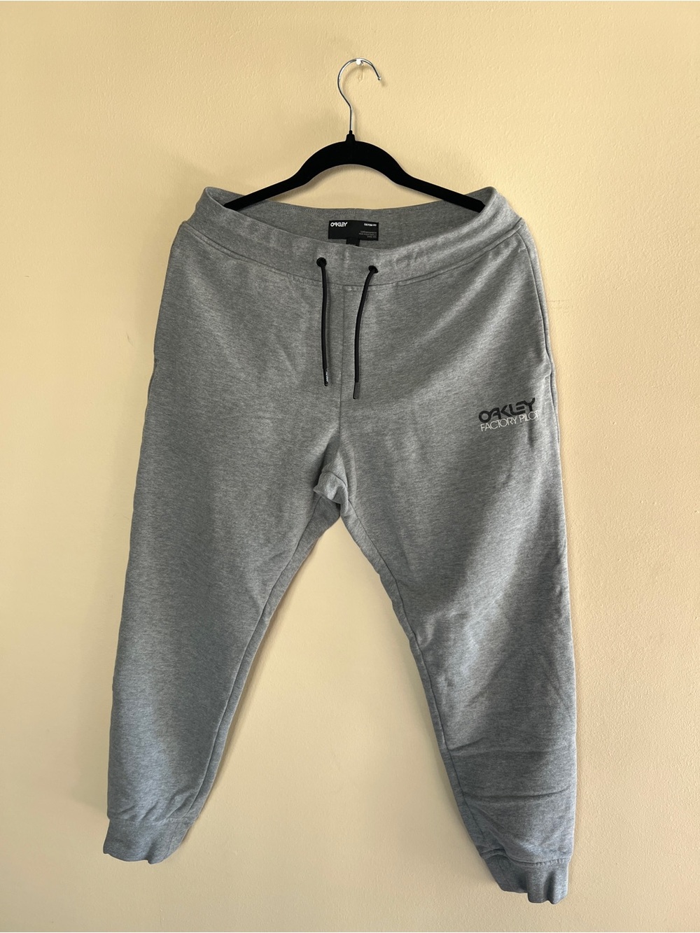 Oakley Grey Drawstring Logo Joggers